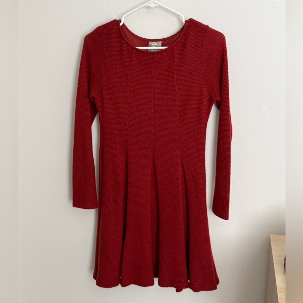 Anthropologie x Dolan Knit Leftcoast Piper Dress  - Rust